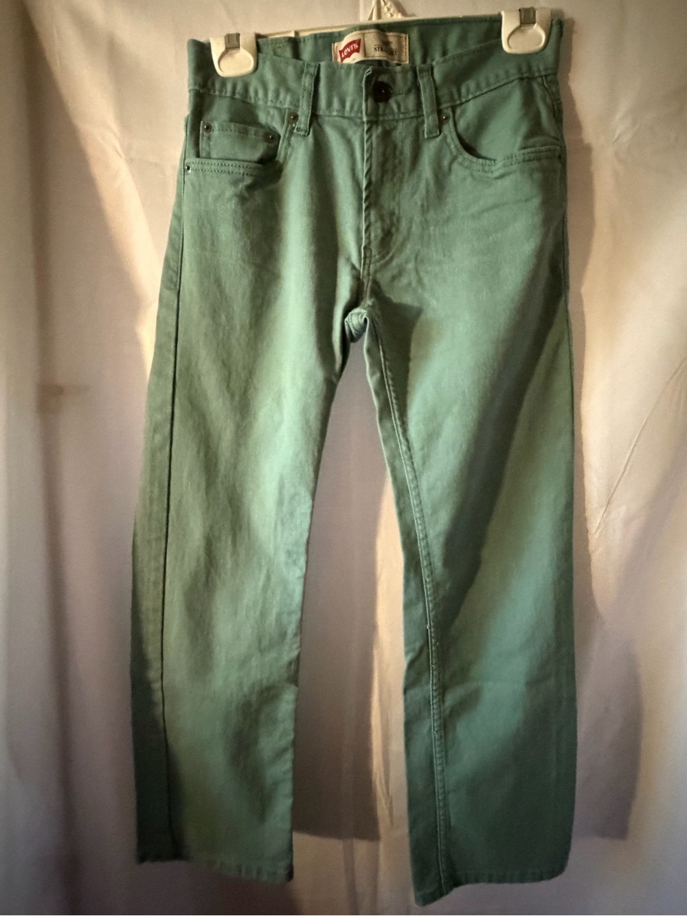 Levi's Women's Green Straight-Leg Jeans